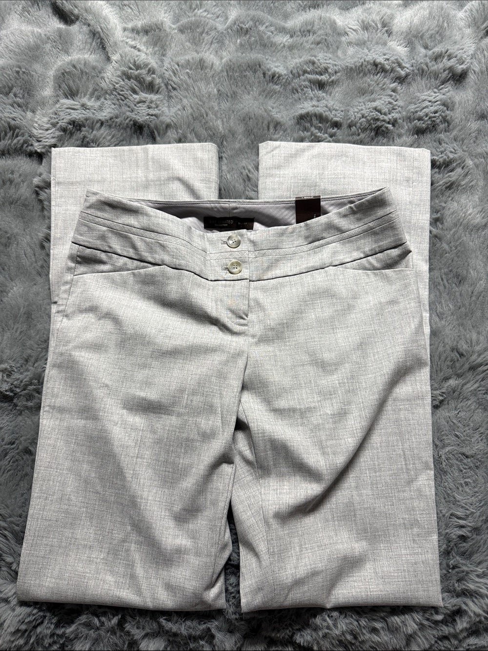 The Limited Light Gray Women's Dress Trouser Pants Sz 4 new
